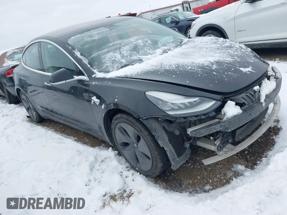 2018 Tesla Model 3 Long Range Battery with VIN 5YJ3E1EA2JF071855, listed as a IAAI auction lot 41314974 with 169,318 mi miles and . Bid and sale history available at DreamBid. Image 1.