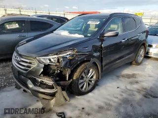 2017 Hyundai Santa Fe Sport 2.0T with VIN 5XYZU4LAXHG482036, listed as a Copart auction lot 41464085 with 85,193 mi miles and Salvage Title. Bid and sale history available at carsss.com. Image 1.