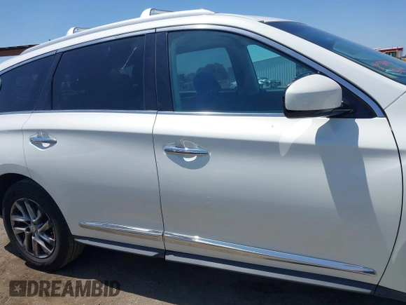 2014 Infiniti QX60 with VIN 5N1AL0MM6EC504157, listed as a IAAI auction lot 42152513 with 217,296 mi miles and . Bid and sale history available at carsss.com. Image 13.
