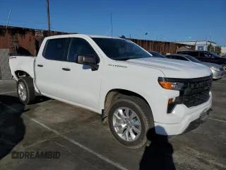 2022 Chevrolet Silverado 1500 Custom with VIN 3GCPDBEK8NG638699, listed as a Copart auction lot 45543425 with 65,287 mi miles and Salvage Title. Bid and sale history available at carsss.com. Image 4.