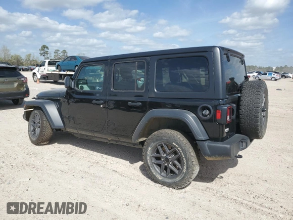 2024 Jeep Wrangler Sport with VIN 1C4PJXKN7RW237317, listed as a Copart auction lot 48219945 with 29,092 mi miles and Salvage title. Bid and sale history available at DreamBid. Image 2.