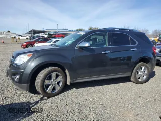 2013 Chevrolet Equinox LTZ with VIN 2GNFLFE34D6390306, listed as a Copart auction lot 44593475 with 130,736 mi miles and Salvage Title. Bid and sale history available at carsss.com. Image 1.