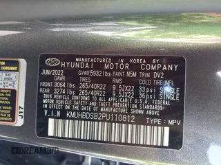 2023 Genesis GV80 with VIN KMUHBDSB2PU110812, listed as a IAAI auction lot 40743556 with 38,219 mi miles and . Bid and sale history available at DreamBid. Image 9.