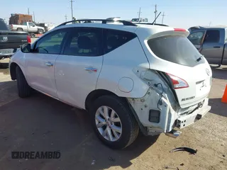 2013 Nissan Murano LE with VIN JN8AZ1MU2DW201208, listed as a IAAI auction lot 41647564 with 60,914 mi miles and . Bid and sale history available at DreamBid. Image 3.