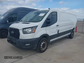 2021 Ford Transit Cargo with VIN 1FTBR1Y84MKA41093, listed as a IAAI auction lot 41799933 with 59,088 mi miles and . Bid and sale history available at DreamBid. Image 17.