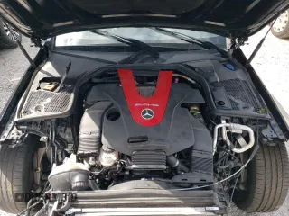 2021 Mercedes-Benz C 43 AMG with VIN W1KWJ6EB5MG099731, listed as a Copart auction lot 56369644 with 38,062 mi miles and Salvage title. Bid and sale history available at DreamBid. Image 11.