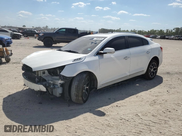 2016 Buick LaCrosse Sport Touring with VIN 1G4G45G33GF282704, listed as a Copart auction lot 72803534 with 142,347 mi miles and Salvage Title. Bid and sale history available at carsss.com. Image 1.