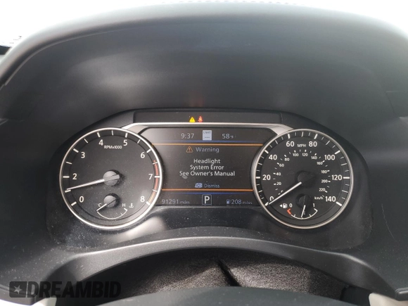 2020 Nissan Altima 2.5 SL with VIN 1N4BL4EV1LN318170, listed as a Copart auction lot 46830075 with 91,291 mi miles and Salvage Title. Bid and sale history available at carsss.com. Image 9.