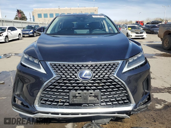 2020 Lexus RX with VIN 2T2JGMDA4LC047144, listed as a Copart auction lot 47641905 with 24,690 mi miles and Salvage Title. Bid and sale history available at carsss.com. Image 5.