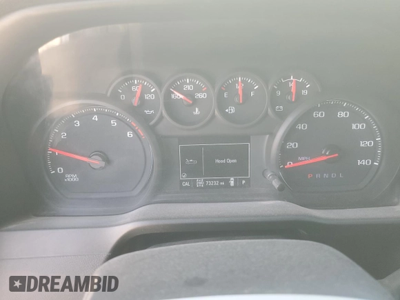 2020 Chevrolet Silverado 1500 Work Truck with VIN 1GCRYAEF6LZ167448, listed as a Copart auction lot 46709465 with 73,232 mi miles and Clean Title. Bid and sale history available at carsss.com. Image 9.