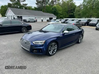 2018 Audi S5 Premium Plus z VIN WAUP4AF50JA008006, wystawiony jako Copart lot #58092055 z przebiegiem 134 205 mil mil oraz Tytuł czysty. Historia ofert i sprzedaży dostępna na DreamBid. Obrazek 2.