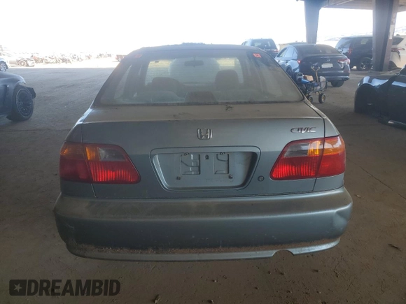 2000 Honda Civic VP z VIN 2HGEJ6611YH517547, wystawiony jako Copart lot #48056345 z przebiegiem 192 274 mil mil oraz Szkoda całkowita • Salvage title. Historia ofert i sprzedaży dostępna na DreamBid. Obrazek 6.