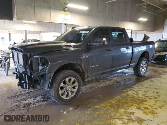 2022 Ram 2500 Big Horn with VIN 3C6UR5DL3NG171067, listed as a Copart auction lot 45877835 with 39,952 mi miles and Salvage Title. Bid and sale history available at carsss.com. Image 1.
