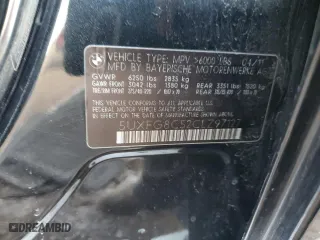 2012 BMW X6 50i with VIN 5UXFG8C52CLZ97127, listed as a Copart auction lot 87689165 with 169,379 mi miles and Salvage Title. Bid and sale history available at carsss.com. Image 14.