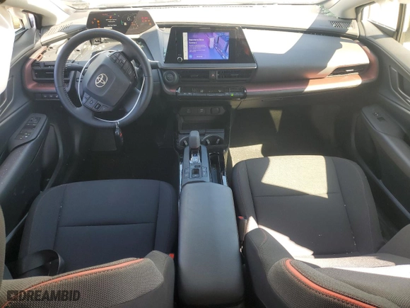2024 Toyota Prius Prime SE with VIN JTDACACU2R3015644, listed as a Copart auction lot 50740975 with 9,161 mi miles and Salvage Title. Bid and sale history available at carsss.com. Image 8.