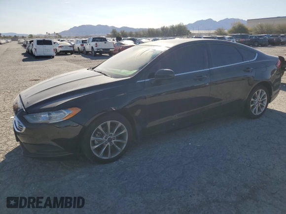 2017 Ford Fusion SE with VIN 3FA6P0HD8HR343492, listed as a Copart auction lot 49916865 with 228,965 mi miles and Salvage Title. Bid and sale history available at DreamBid. Image 1.