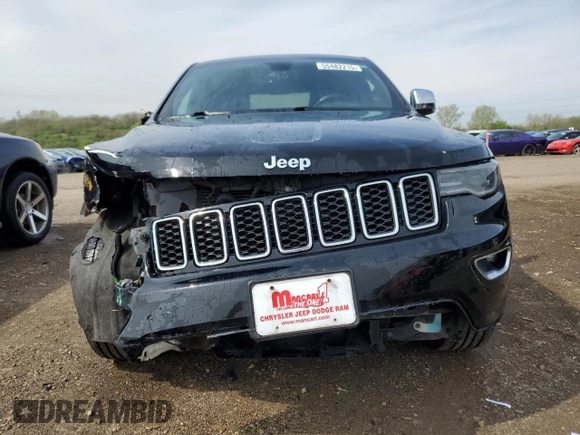 2017 Jeep Grand Cherokee Limited with VIN 1C4RJFBG2HC715762, listed as a Copart auction lot 55482215 with 154,026 mi miles and Salvage title. Bid and sale history available at DreamBid. Image 5.