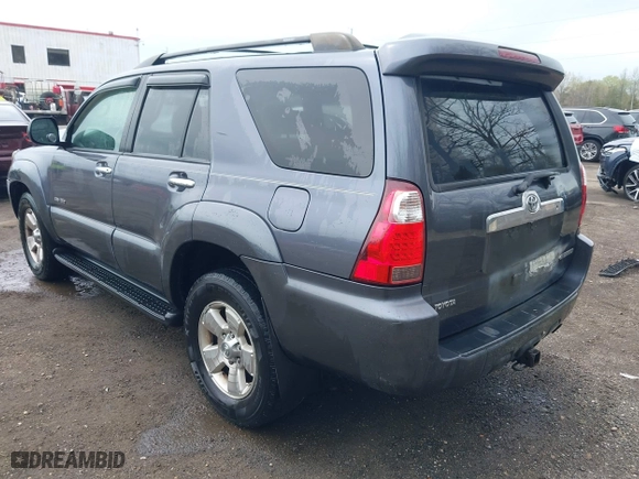 2007 Toyota 4Runner SR5 with VIN JTEBU14R278100538, listed as a IAAI auction lot 41943213 with 208,206 mi miles. Bid and sale history available at carsss.com. Image 3.
