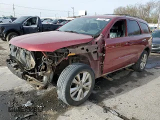 2013 Dodge Durango Crew with VIN 1C4RDHDG7DC551208, listed as a Copart auction lot 50955065 with 168,796 mi miles and Salvage Title. Bid and sale history available at carsss.com. Image 1.