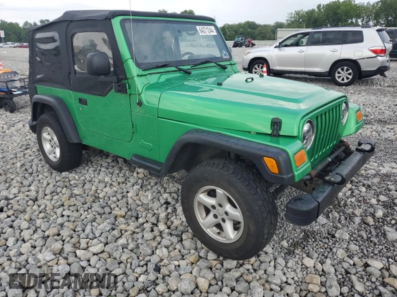 2004 Jeep Wrangler SE with VIN 1J4FA29124P769475, listed as a Copart auction lot 64371244 with 136,877 mi miles and Salvage title. Bid and sale history available at DreamBid. Image 4.