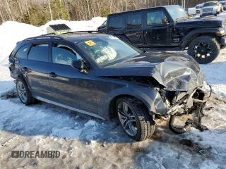 2024 Audi A4 allroad Premium Plus with VIN WA18AAF45RA028278, listed as a Copart auction lot 46142645 with 0 mi miles and Salvage Title. Bid and sale history available at carsss.com. Image 4.