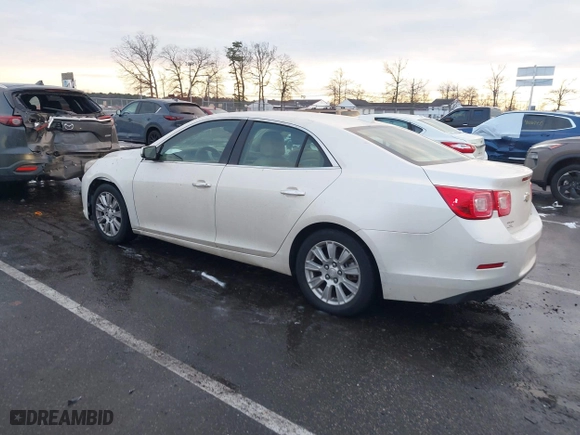 2013 Chevrolet Malibu LTZ with VIN 1G11J5SX7DF208901, listed as a IAAI auction lot 41187677 with 174,734 mi miles. Bid and sale history available at carsss.com. Image 3.