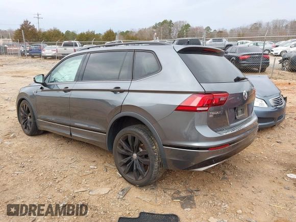 2020 Volkswagen Tiguan SE with VIN 3VV3B7AX7LM163193, listed as a IAAI auction lot 41751571 with 32,352 mi miles and . Bid and sale history available at DreamBid. Image 3.