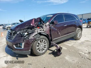 2017 Cadillac XT5 Luxury FWD with VIN 1GYKNBRS4HZ300202, listed as a Copart auction lot 60031345 with 75,671 mi miles and Salvage title. Bid and sale history available at DreamBid. Image 1.