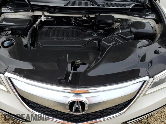 2015 Acura MDX Technology with VIN 5FRYD4H4XFB004541, listed as a Copart auction lot 74506124 with 106,304 mi miles and Salvage title. Bid and sale history available at DreamBid. Image 12.