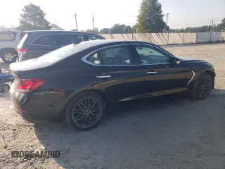 2019 Genesis G70 2.0T Advanced with VIN KMTG34LA8KU024903, listed as a Copart auction lot 68116404 with 45,004 mi miles and Salvage Title. Bid and sale history available at carsss.com. Image 3.