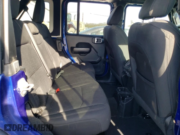 2019 Jeep Wrangler Unlimited Sport S with VIN 1C4HJXDG6KW582301, listed as a Copart auction lot 43180525 with 64,477 mi miles and Salvage title. Bid and sale history available at DreamBid. Image 11.