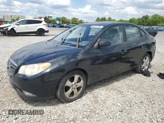 2007 Hyundai Elantra GLS with VIN KMHDU46D07U034414, listed as a Copart auction lot 58352395 with 107,767 mi miles and Salvage title. Bid and sale history available at DreamBid. Image 1.