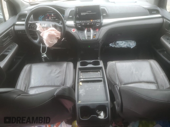 2019 Honda Odyssey EX-L with VIN 5FNRL6H73KB137053, listed as a Copart auction lot 53094245 with 38,081 mi miles and Salvage Title. Bid and sale history available at carsss.com. Image 8.