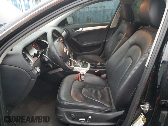2013 Audi A4 Premium with VIN WAUAFAFL4DN048505, listed as a Copart auction lot 43472675 with 150,974 mi miles and Salvage Title. Bid and sale history available at carsss.com. Image 7.