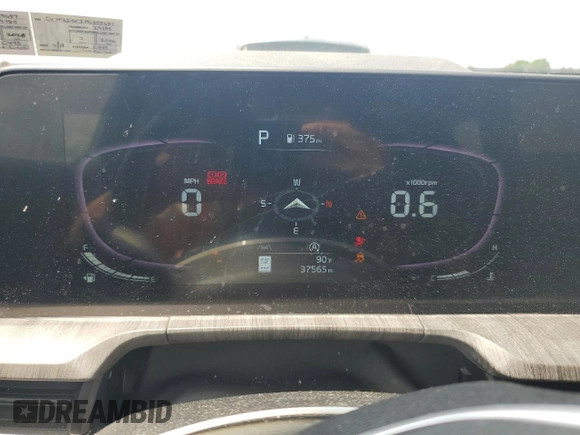 2023 Kia Telluride EX X-Line with VIN 5XYP3DGC2PG355687, listed as a Copart auction lot 64475405 with 37,565 mi miles and Salvage title. Bid and sale history available at DreamBid. Image 9.