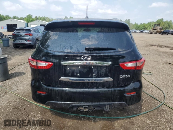 2015 Infiniti QX60 with VIN 5N1AL0MM5FC558485, listed as a Copart auction lot 60517335 with 101,343 mi miles and Clean title. Bid and sale history available at DreamBid. Image 6.