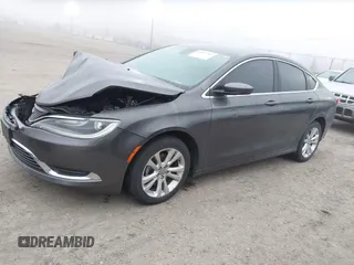 2015 Chrysler 200 Limited with VIN 1C3CCCAB1FN576170, listed as a IAAI auction lot 41893765 with 117,110 mi miles and . Bid and sale history available at DreamBid. Image 2.