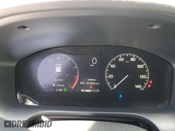 2024 Honda HR-V Sport with VIN 3CZRZ2H58RM736505, listed as a Copart auction lot 56490425 with 13,256 mi miles and Salvage title. Bid and sale history available at DreamBid. Image 9.