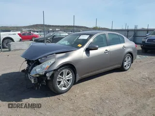 2013 Infiniti G37 Journey with VIN JN1CV6AP8DM302568, listed as a IAAI auction lot 41851977 with 31,398 mi miles. Bid and sale history available at carsss.com. Image 2.