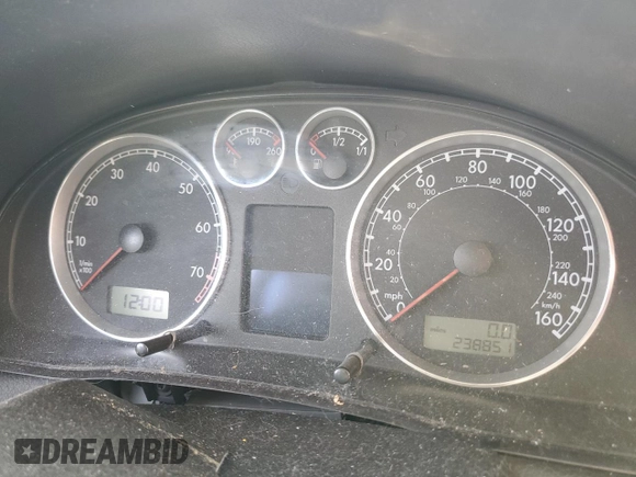2004 Volkswagen Passat GLS with VIN WVWPD63B44P054997, listed as a Copart auction lot 60442705 with 238,851 mi miles and Salvage title. Bid and sale history available at DreamBid. Image 9.