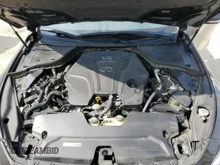 2020 Infiniti Q50 3.0t SPORT with VIN JN1EV7AP0LM200839, listed as a Copart auction lot 74919434 with 55,853 mi miles and Salvage Title. Bid and sale history available at carsss.com. Image 13.