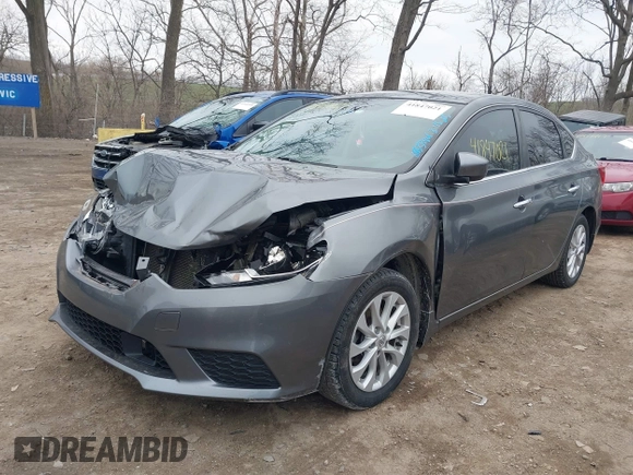 2018 Nissan Sentra S with VIN 3N1AB7APXJY346117, listed as a IAAI auction lot 41847021 with 99,068 mi miles and . Bid and sale history available at DreamBid. Image 6.