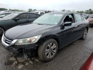 2014 Honda Accord LX z VIN 1HGCR2F32EA010970, wystawiony jako Copart lot #60681645 z przebiegiem 144 865 mil mil oraz Szkoda całkowita • Salvage title. Historia ofert i sprzedaży dostępna na DreamBid. Obrazek 1.