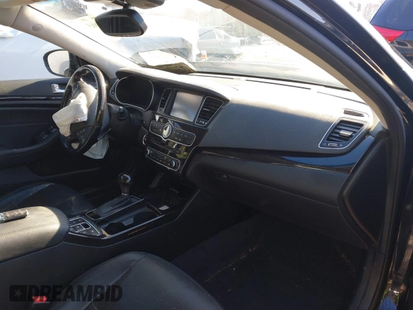 2014 Kia Cadenza Premium with VIN KNALN4D76E5137996, listed as a IAAI auction lot 41399665 with 130,797 mi miles. Bid and sale history available at carsss.com. Image 5.
