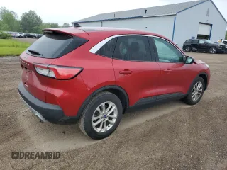 2022 Ford Escape SE with VIN 1FMCU0G67NUB58780, listed as a Copart auction lot 58712475 with 22,877 mi miles and Salvage title. Bid and sale history available at DreamBid. Image 3.