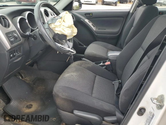 2008 Pontiac Vibe with VIN 5Y2SL65878Z411436, listed as a Copart auction lot 73506024 with 299,999 mi miles and Salvage Title. Bid and sale history available at carsss.com. Image 7.
