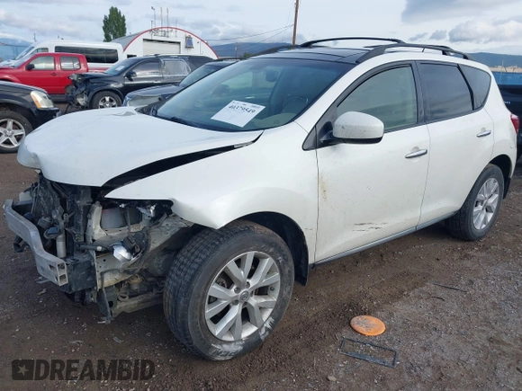 2012 Nissan Murano SV with VIN JN8AZ1MW4CW227051, listed as a IAAI auction lot 40379549 with 178,429 mi miles and . Bid and sale history available at DreamBid. Image 18.