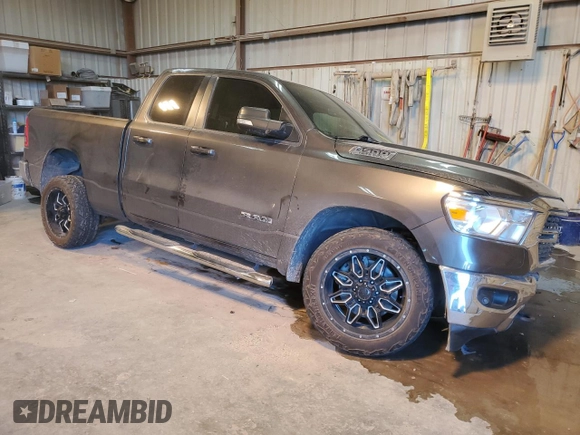 2021 Ram 1500 Big Horn with VIN 1C6SRFBT3MN560118, listed as a Copart auction lot 47117855 with 65,875 mi miles and Salvage Title. Bid and sale history available at carsss.com. Image 4.