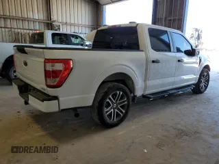 2023 Ford F-150 XL with VIN 1FTEW1CP2PKD69265, listed as a Copart auction lot 44341405 with 15,368 mi miles and Salvage Title. Bid and sale history available at DreamBid. Image 3.
