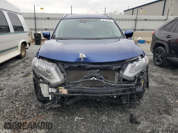 2020 Nissan Rogue SV with VIN KNMAT2MT0LP523946, listed as a Copart auction lot 47184445 with 41,940 mi miles and Salvage Title. Bid and sale history available at carsss.com. Image 5.